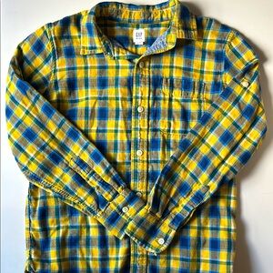 Gap Kids plaid button down
